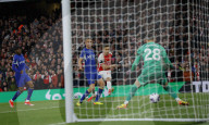 F.A. Premier League match between Arsenal and Chelsea at the Emirates Stadium in London, UK.