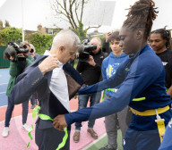 Sadiq Khan, Labour’s Mayor of London, on the campaign trail at the  BIGKID Foundation in Brixton, London, UK.