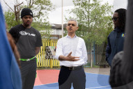 Sadiq Khan, Labour’s Mayor of London, on the campaign trail at the  BIGKID Foundation in Brixton, London, UK.