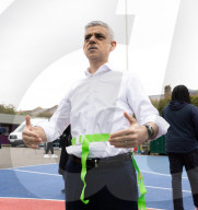 Sadiq Khan, Labour’s Mayor of London, on the campaign trail at the  BIGKID Foundation in Brixton, London, UK.