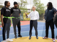 Sadiq Khan, Labour’s Mayor of London, on the campaign trail at the  BIGKID Foundation in Brixton, London, UK.
