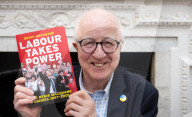 Denis MacShane, former Labour minister, talk and book launch at an FPA event, The Royal Overseas League, London, UK.