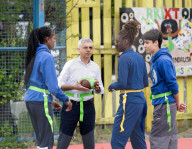 Sadiq Khan, Labour’s Mayor of London, on the campaign trail at the  BIGKID Foundation in Brixton, London, UK.