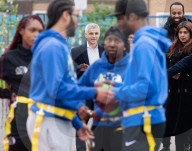 Sadiq Khan, Labour’s Mayor of London, on the campaign trail at the  BIGKID Foundation in Brixton, London, UK.