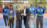 Sadiq Khan, Labour’s Mayor of London, on the campaign trail at the  BIGKID Foundation in Brixton, London, UK.