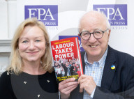 Denis MacShane, former Labour minister, talk and book launch at an FPA event, The Royal Overseas League, London, UK.