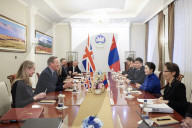 Foreign Secretary David Cameron visits Mongolia