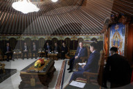 Foreign Secretary David Cameron visits Mongolia