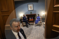 Foreign Secretary David Cameron visits Mongolia