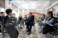 Foreign Secretary David Cameron visits Mongolia