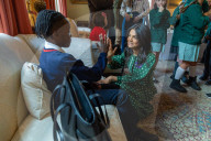 The Prime Minister's wife Akshata Murty hosts Lessons at 10 with The National Theatre