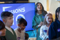 The Prime Minister's wife Akshata Murty hosts Lessons at 10 with The National Theatre
