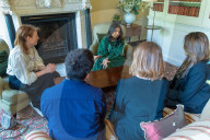 The Prime Minister's wife Akshata Murty hosts Lessons at 10 with The National Theatre