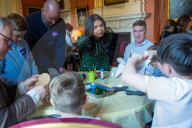 The Prime Minister's wife Akshata Murty hosts Lessons at 10 with The National Theatre