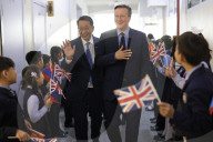 Foreign Secretary David Cameron visits Mongolia