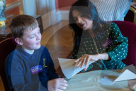 The Prime Minister's wife Akshata Murty hosts Lessons at 10 with The National Theatre