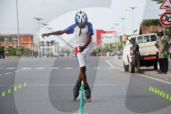 (SP)BENIN-COTONOU-ROLLER SKATING COMPETITION