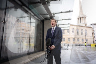 Guests depart Sunday with Laura Kuenssberg at the BBC, Broadcasting House, London, UK.