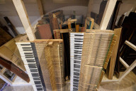 'A special bond between music and art': Bath piano shop turns old parts into palette