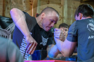 Winning hands down: arm wrestling takes Britain in its grip.