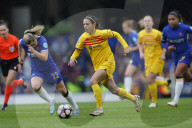 Women's Champions League semi-final, second leg match between Chelsea and FC Barcelona at Stamford Bridge, London, UK.