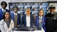 Sadiq Khan, Labour’s Mayor of London, on the campaign trail at Croydon Voluntary Action, West  Croydon, Surrey, UK.