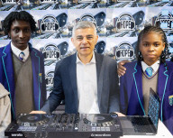 Sadiq Khan, Labour’s Mayor of London, on the campaign trail at Croydon Voluntary Action, West  Croydon, Surrey, UK.