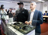 Sadiq Khan, Labour’s Mayor of London, on the campaign trail at Croydon Voluntary Action, West  Croydon, Surrey, UK.