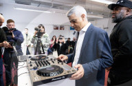 Sadiq Khan, Labour’s Mayor of London, on the campaign trail at Croydon Voluntary Action, West  Croydon, Surrey, UK.