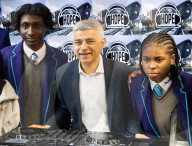 Sadiq Khan, Labour’s Mayor of London, on the campaign trail at Croydon Voluntary Action, West  Croydon, Surrey, UK.