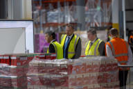The Prime Minister Rishi Sunak holds a PM Connect at DHL