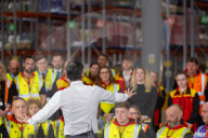 The Prime Minister Rishi Sunak holds a PM Connect at DHL