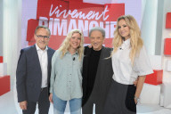 Exclusif - No Web - Enregistrement de l'émission "Vivement Dimanche" au Studio Gabriel à Paris, présentée par Michel Drucker et diffusée le 5 mai sur France 3