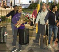 EXCLUSIVE: Italian Soccer Great Francesco Totti Arrives In Sydney, Australia With His Girlfriend Noemi Bocchi - 25th Apr 2024