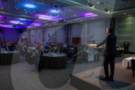 The Prime Minister Rishi Sunak addresses the Society of Editors