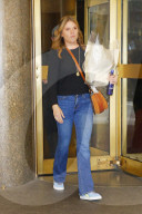 EXCLUSIVE: Jenna Bush Steps Out from NBC Studios in New York City - 30 Apr 2024