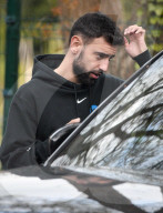 EXCLUSIVE: Feeling The Strain Fernandes? Manchester United Captain Bruno Fernandes Holds His Head In His Hands Amid Speculation He Could Quit Old Trafford This Summer - 01 May 2024