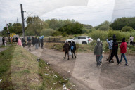 'England is hope': some say they will try again - despite Channel deaths.
Migrants attempt to cross Channel