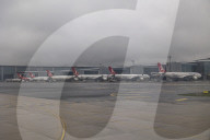 Turkish Airlines Aircraft At Istanbul Airport