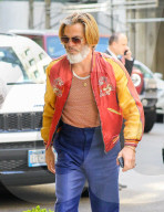 EXCLUSIVE: Chris Pine Wears A Colorful Ensemble While Returning Back To His New York City Hotel - 01 May 2024
