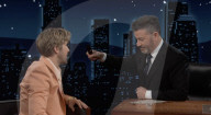 Ryan Gosling has smashing time on talk show