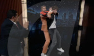 Ryan Gosling has smashing time on talk show