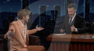 Ryan Gosling has smashing time on talk show