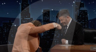 Ryan Gosling has smashing time on talk show