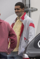 EXCLUSIVE: Controversial Emmerdale Star Asan N'Jie Is Spotted On The Set Of The New Prince Naseem Hamed Movie For The First Time - 01 May 2024