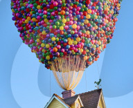 Balloon house from Pixar movie Up on Airbnb