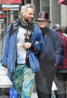 *EXCLUSIVE* Tilda Swinton is all smiles as she steps out with long-term partner Sandro Kopp during a rare outing in NYC