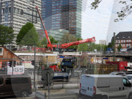 Hamburg: Vollsperrung des Berlinertordamm sorgt für Verkehrbehinderungen