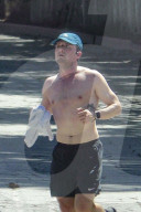 *EXCLUSIVE* Josh Hutcherson takes a shirtless run through Griffith Park