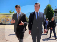 Foreign Secretary David Cameron visits Ukraine